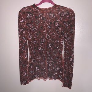 Free People long sleeve top